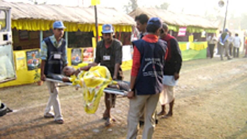 Gangasagar Mela health service